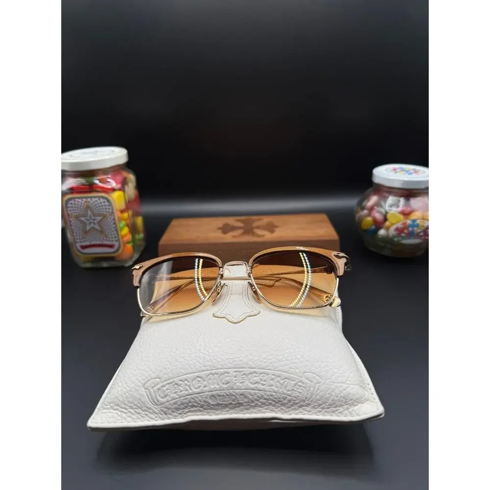 Chrome Hearts Sluntradiction A Wood Sunglasses Brown Gradient Japan